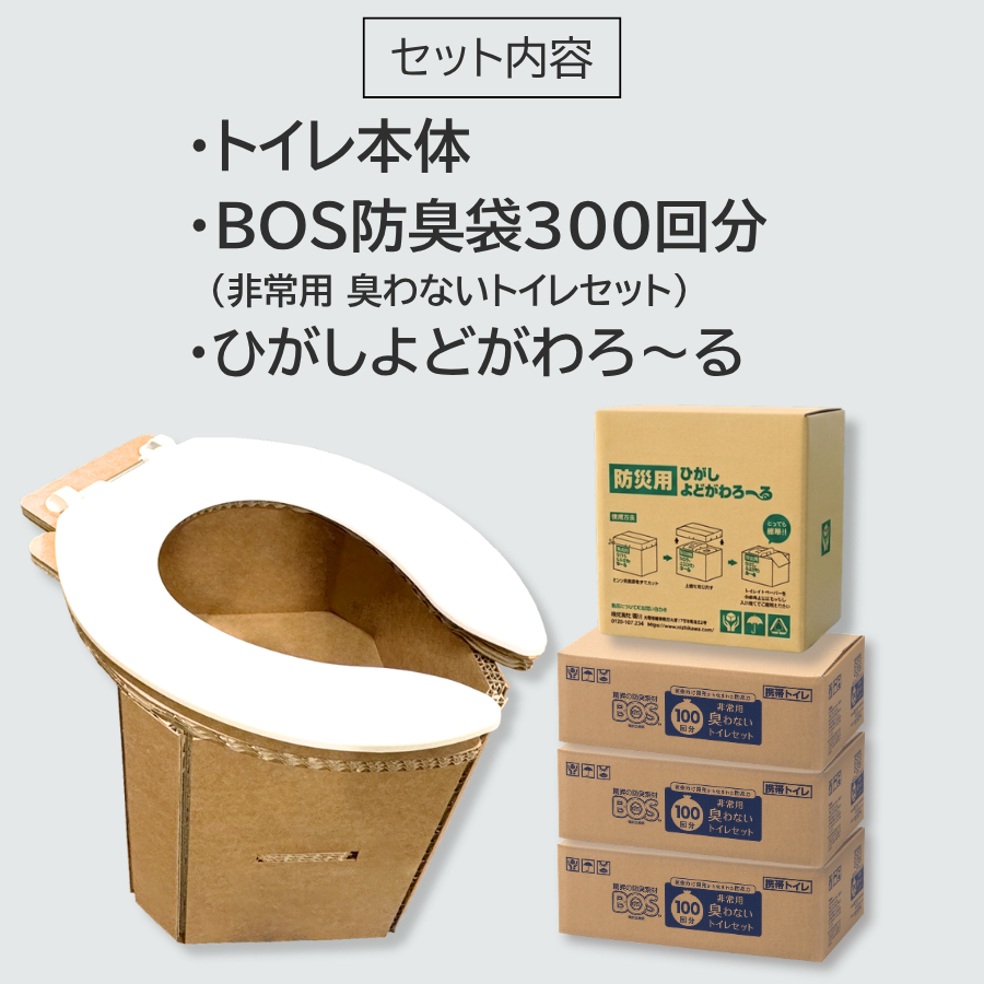 [saki-bt01] さきちゃんの防災トイレ（いつもの便座バージョン）